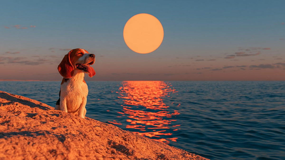 A beagle at sunset, the snouts brand story