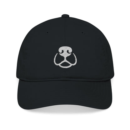 Organic Embroidered Baseball Cap with Snouts Design, Perfect for Dog Lovers, Adjustable Cap for Outdoors, Sports, Gifts for Pet Owners